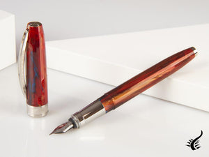 Visconti Van Gogh Red Vineyards Fountain Pen, Palladium, KP12-09-FP