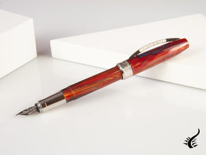 Visconti Van Gogh Red Vineyards Fountain Pen, Palladium, KP12-09-FP