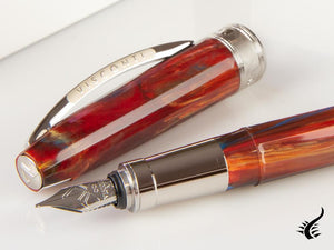 Visconti Van Gogh Red Vineyards Fountain Pen, Palladium, KP12-09-FP