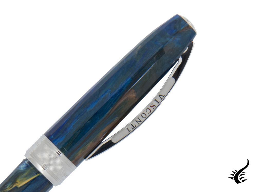 Visconti Van Gogh Starry Night Rollerball pen, Resin, Palladium, Blue KP12-04-RB