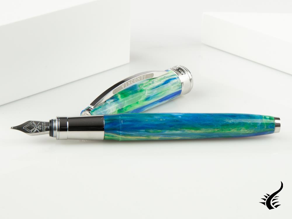 Visconti Van Gogh Wheatfield Fountain Pen, Blue, KP12-11-FP