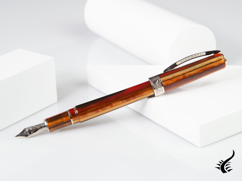 Visconti Voyager 2020 Alpha Centauri Fountain Pen, Orange, KP33-02-FP