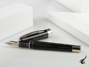 Visconti Voyager 2020 Black Star Fountain Pen, KP33-01-FP