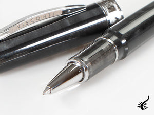 Stylo roller Visconti Voyager 2020 Black Star, Palladium, Noir, KP33-01-RB