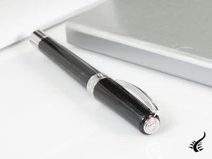 Stylo roller Visconti Voyager 2020 Black Star, Palladium, Noir, KP33-01-RB