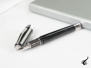 Stylo roller Visconti Voyager 2020 Black Star, Palladium, Noir, KP33-01-RB