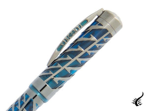 Stylo plume Visconti Watermark, bleu, édition limitée, argent, KP20-03-FP