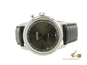 Montre manuelle Vulcain 50's Presidents Tradition, V-10, noire, 39 mm, 100153.296L