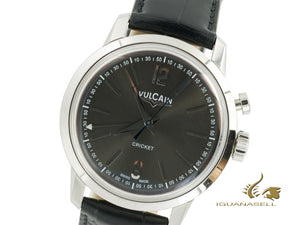 Vulcain 50's Presidents Tradition Manual Watch, V-10, Black, 39 mm, 100153.296L