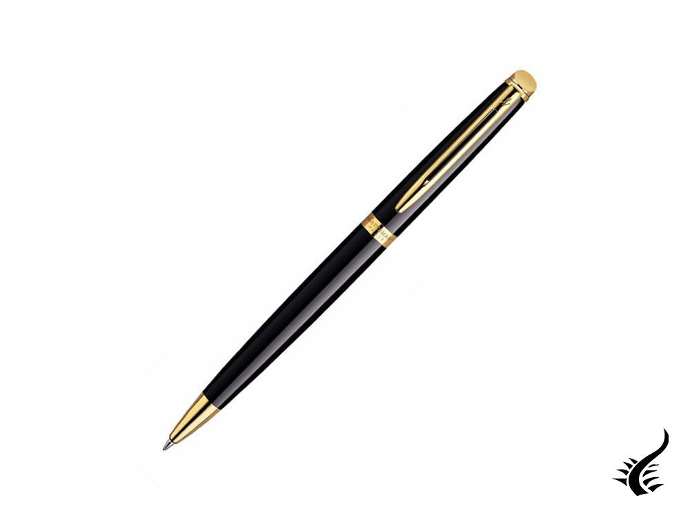 Waterman Ballpoint Pen Hémisphère Black Lacquer & Gold, S0920670