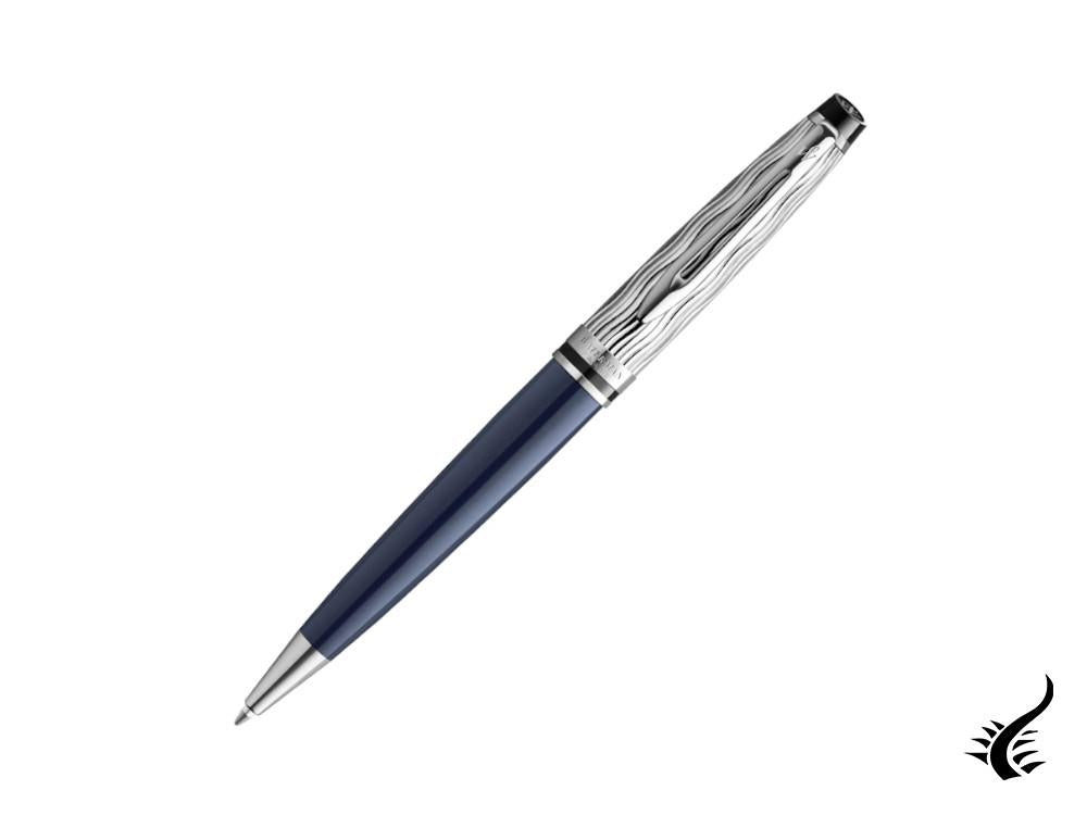 Waterman Expert L'essence du Bleu Ballpoint pen, Palladium, Blue, 2166466