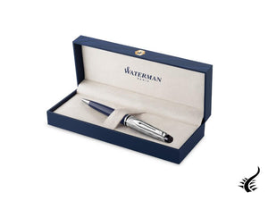 Waterman Expert L'essence du Bleu Ballpoint pen, Palladium, Blue, 2166466