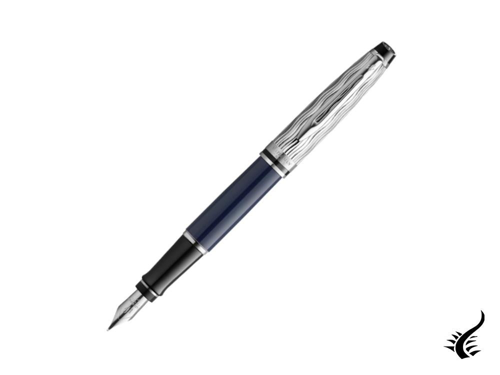 Waterman Expert L'essence du Bleu Stylo Plume, Laque, Bleu, 2166428