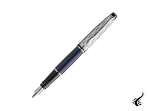 Waterman Expert L'essence du Bleu Fountain Pen, Lacquer, Blue, 2166428