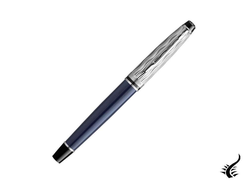 Waterman Expert L'essence du Bleu Fountain Pen, Lacquer, Blue, 2166428