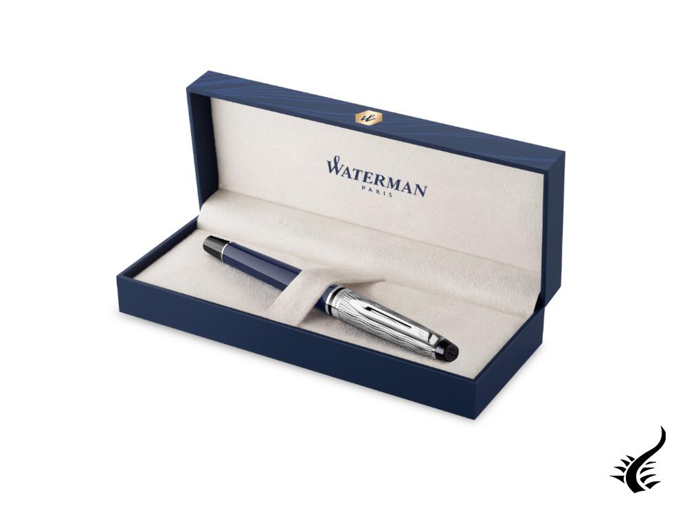 Waterman Expert L'essence du Bleu Stylo Plume, Laque, Bleu, 2166428