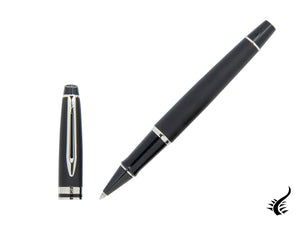 Waterman Expert Rollerball pen, Lacquer, Chrome trim, Matt Black, S0951880