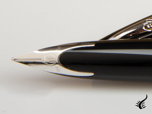 Waterman Fountain Pen Carene - Black Lacquer and Palladium Trims