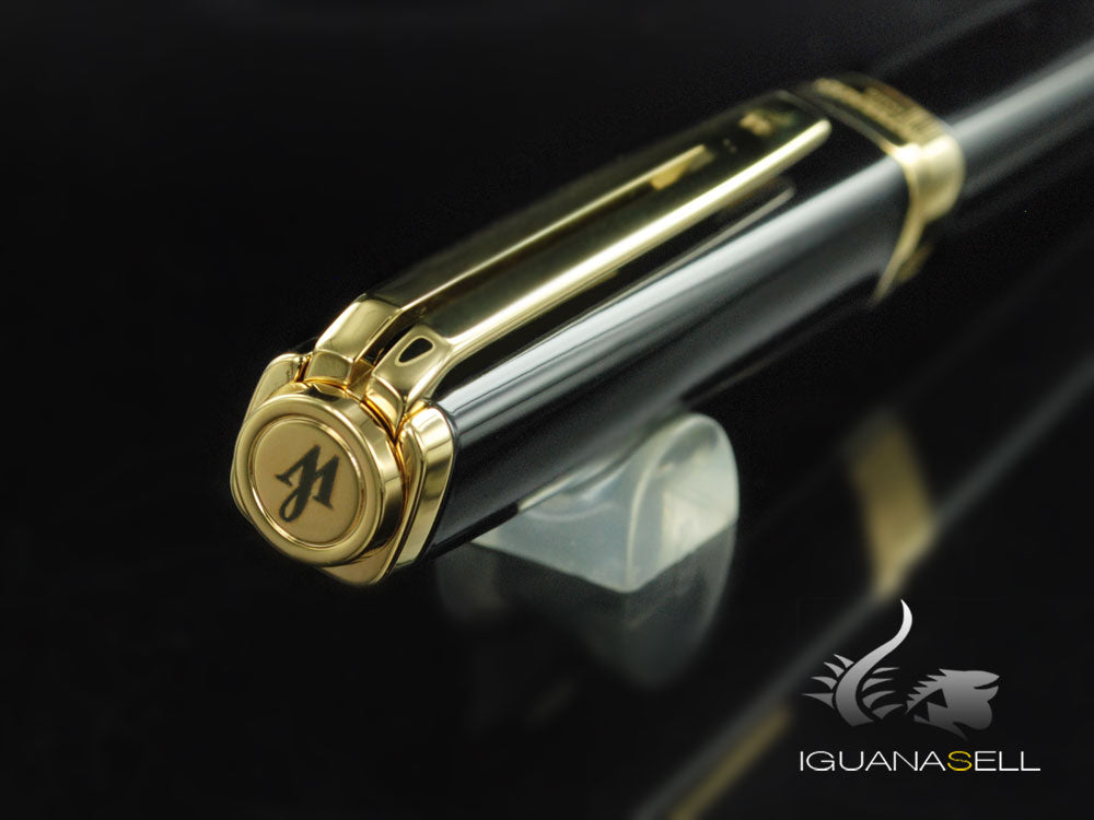 Waterman Fountain Pen Exception Slim Black -Gold Trims- S0636940