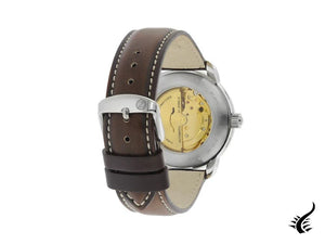 Montre automatique Zeppelin Atlantic, beige, 41 mm, jour et date, cuir, 8466-5