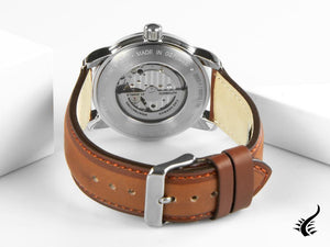 Zeppelin Captain Line Automatic Watch, Beige, 43 mm, Leather strap, 8662-1