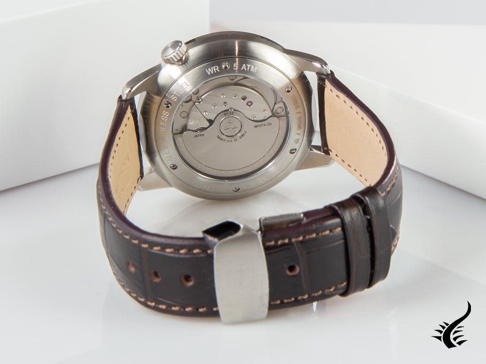 Zeppelin Flatline Automatic Watch, Beige, 40 mm, Sí, 7366-5