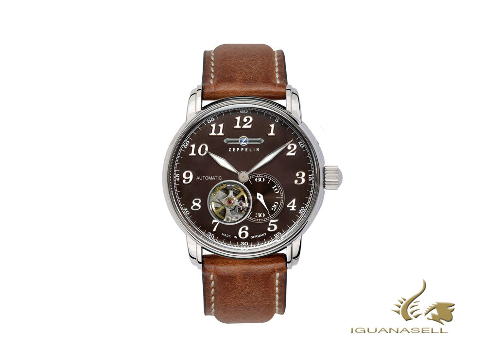 Montre automatique Zeppelin LZ 127 Graf Zeppelin, marron, 40 mm, 7666-4